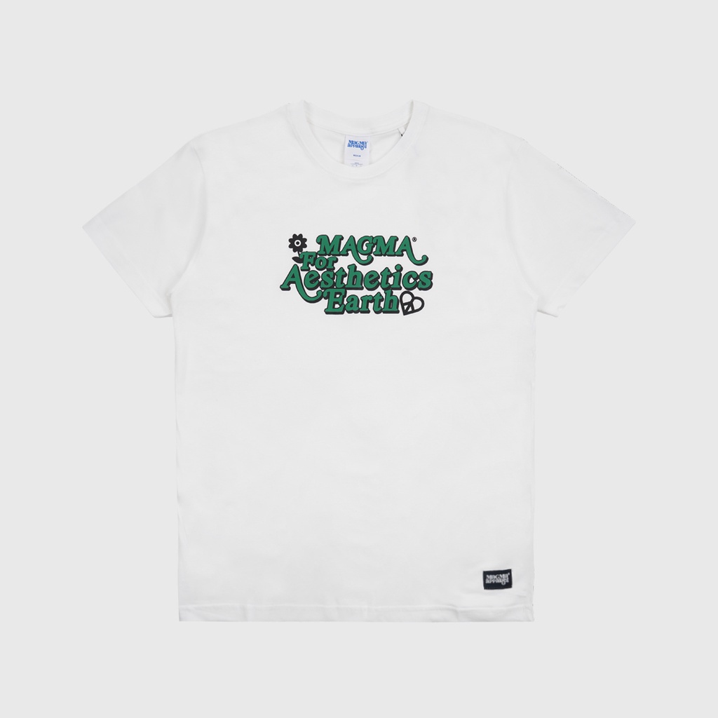 COD-Magma Magma Apparel - Subtle 01 Putih | Kaos Traveling Magma Apparel