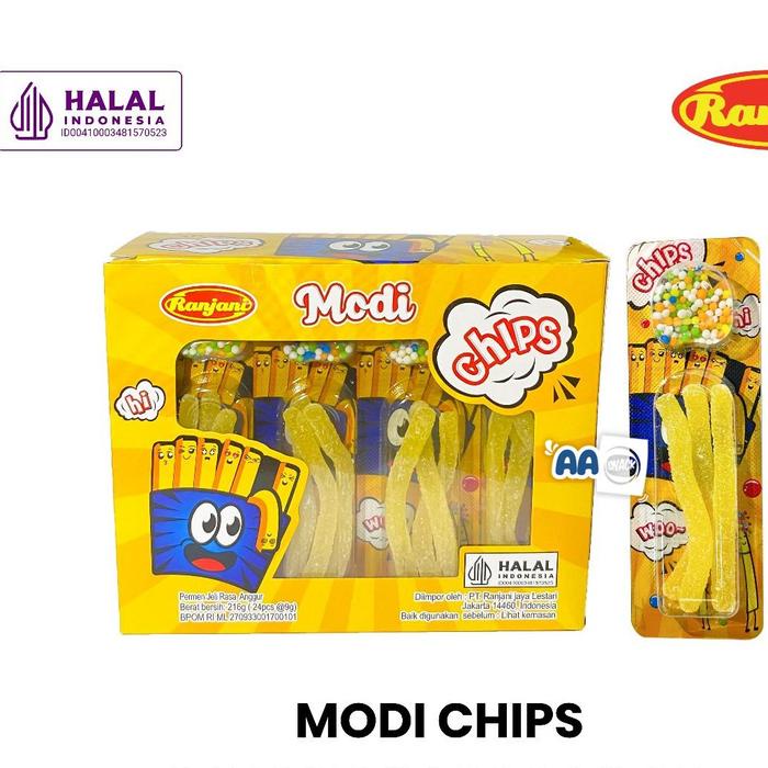 

PERMEN MODI CHIPS ISI 24 X 9 GR