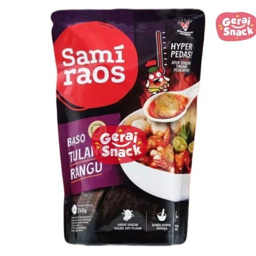 

Baso Aci Geprek Tulang Rangu SAMI RAOS Khas Garut 240gr