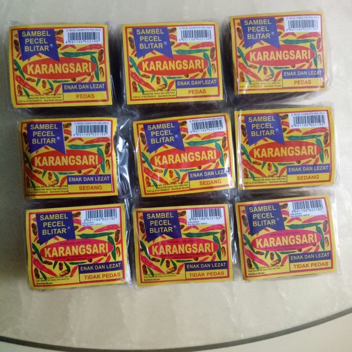 

sambel pecel karangsari 200 gr