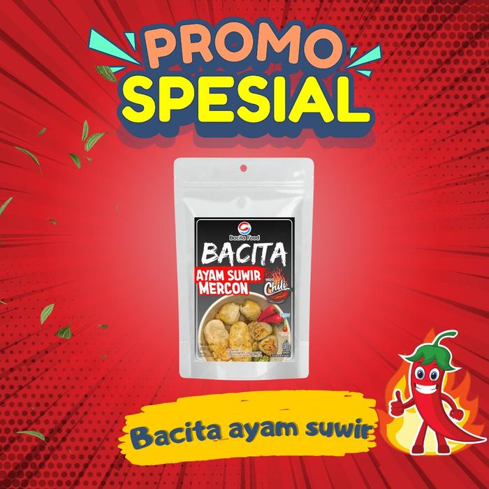 

bakso aci ayam Suwir pedas jumbo Makanan Instan Foods Kuah bakso Bawang