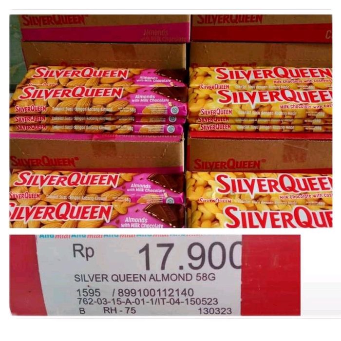 

silverqueen 58gr isi 10 Chocolate