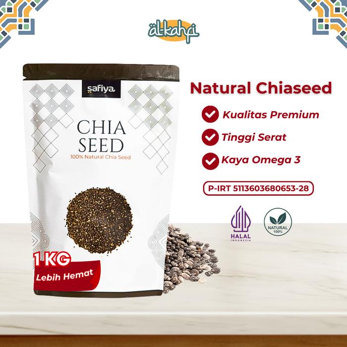 

Chia Seed 1 Kg Organik Meksiko Black Chiaseed