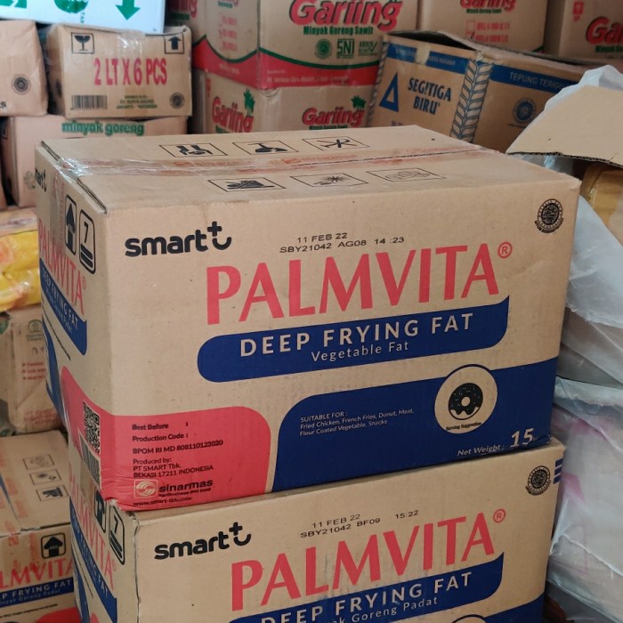 

Minyak Padat Palmvita Deep Frying Fat 1 dus isi 15kg READY Go Send