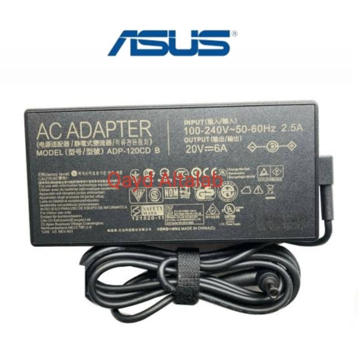 ADAPTOR ADAPTER CHARGER ASUS VIVOBOOK PRO OLED 14X 15X 16X 20V 6A TERLARIS