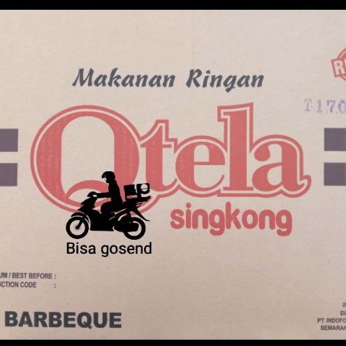 Ciki Qtela Singkong 30Gr/Karton Chiki Snack Cemilan Makanan Ringan