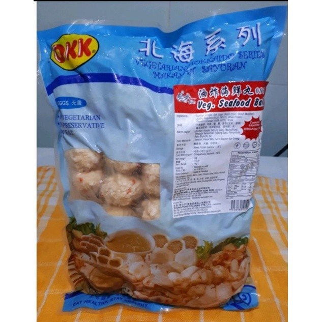 

Promo Terbatas Okk Seafood Ball / Baso Udang Goreng Vegetarian Baso Udang Vegan Aman