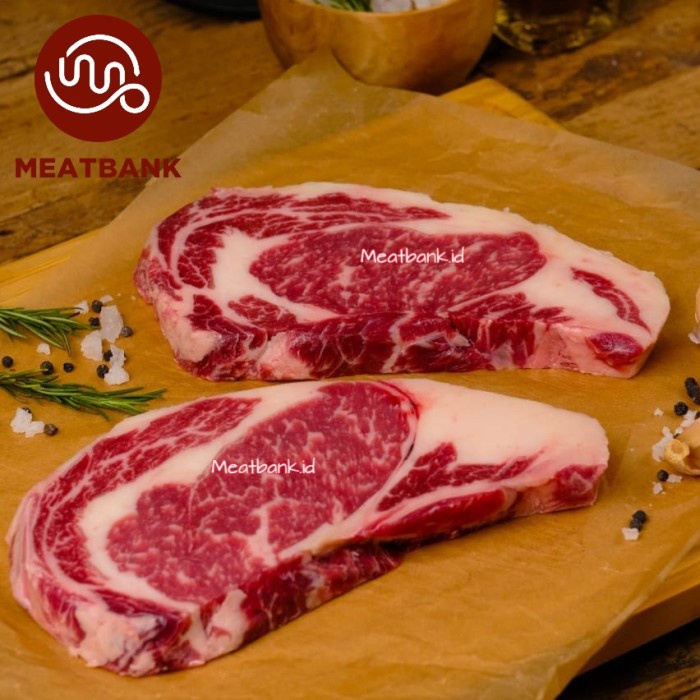 

Sale Terbatas Meatbank Us Prime Ribeye Angus Beef Steak Daging Sapi Wagyu Rib Eye Aman