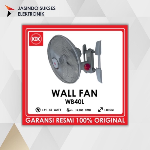 WALLFAN KDK WB40L KIPAS ANGIN DINDING