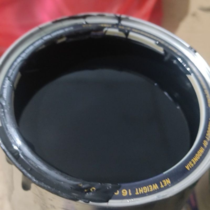 Cat Duco Hitam Tuangan 1L - Cat besi kayu furniture pagar dll AY0