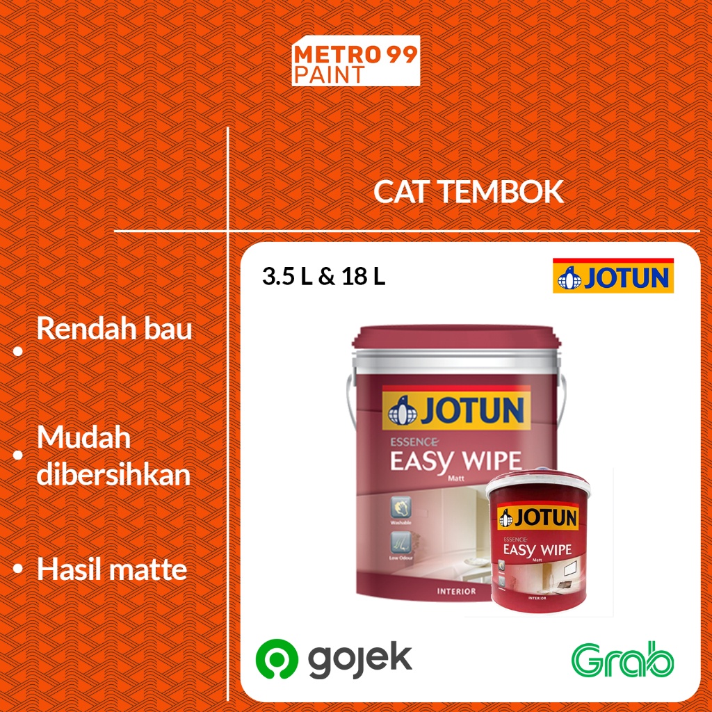 Cat Tembok Jotun Essence Easy Wipe 18 Liter AY0