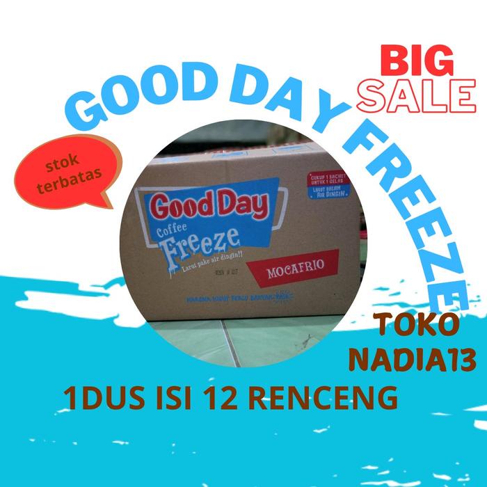 

Good Day Freeze Mocafrio 1Dus/120Pcs Kopi Minuman Coffee Instan Bubuk New