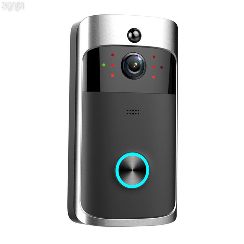 V5 Wireless Smart Doorbell Night Vision 720P HD Video Indoor Ding-Dong Machine Motion Sensing with N