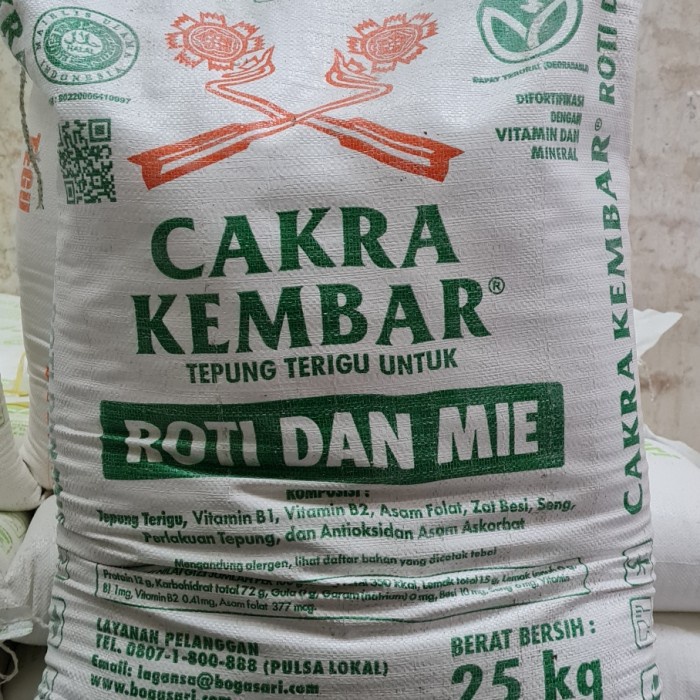 

Terigu Cakra Kembar 25 kg