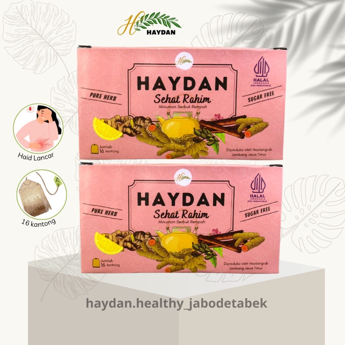 

2 BOX SR/ haydan.healthy / haydan official/ haydan sehat rahim/ jsr/ haidan/ heydan/ hayden