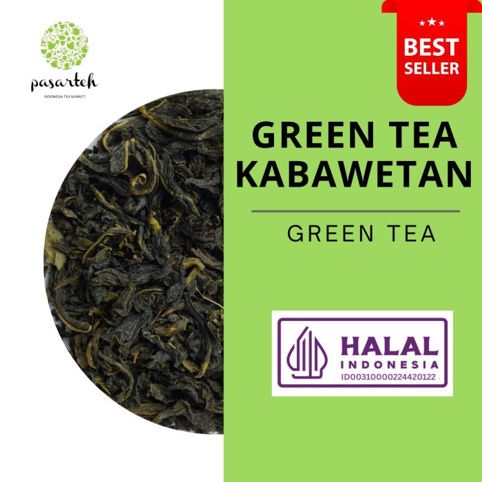 

[ pasarteh ] Green Tea Kabawetan Teh Hijau Premium