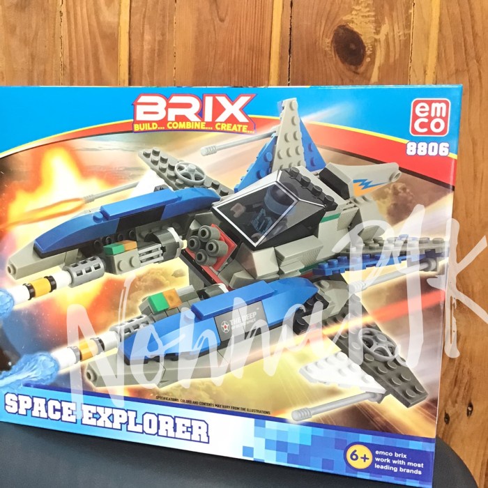Mainan Emco Brix Space Explorer Asli 100%