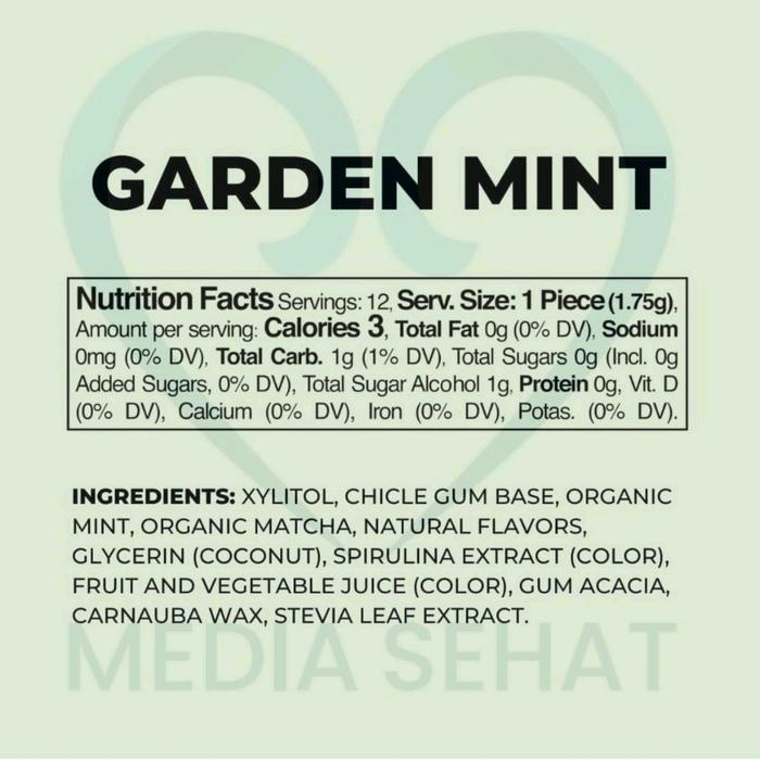 

Refresh Plant Based Gum Permen Karet Berbasis Tanaman Refresh, Bebas Gula, Permen Karet Tahan Lama