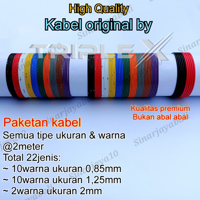 kabel body bodi bintik mobil motor otomotif serabut tunggal PREMIUM