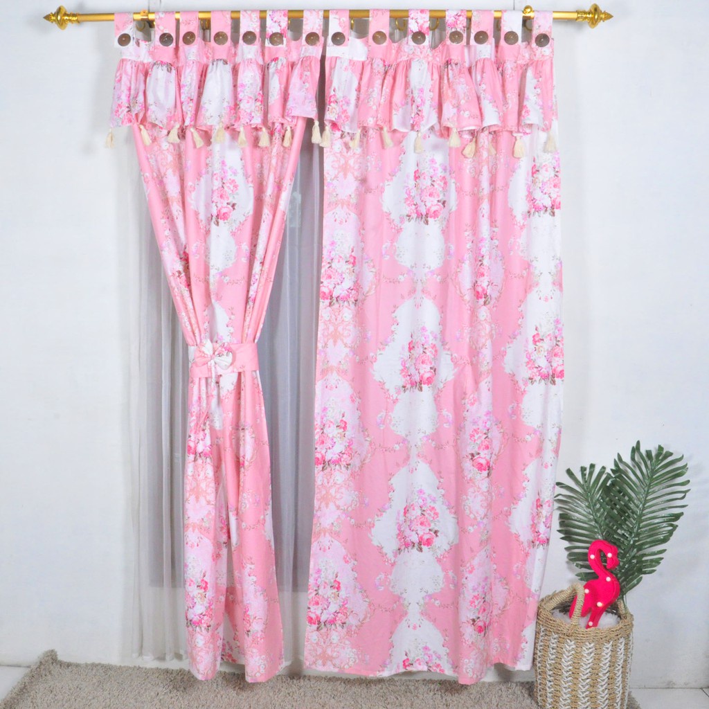 Gorden Panjang Kolong Dapur Gordyn Mewah Curtain Terlaris N8P1 Murah Premium Terbaru Minimalis Kamar