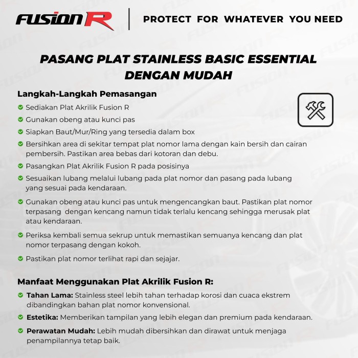 

TERBATAS Cover / Dudukan / Tatakan Tempat Plat Nomor Mobil Akrilik SET Lengkap