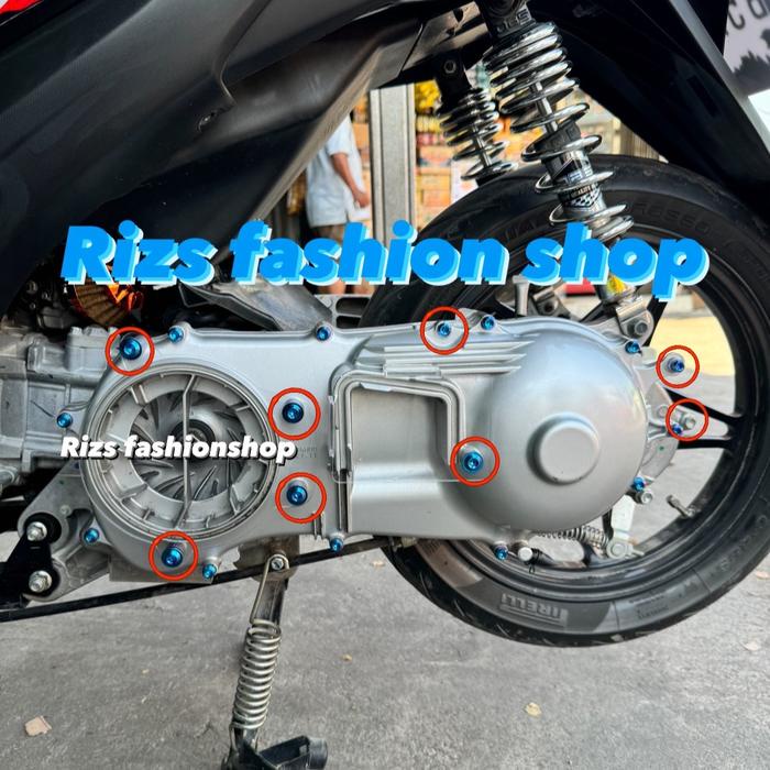 

TERBAIK Baut Titanium CVT Krengkes Akrilik Yamaha Nmax Aerox gr5 vietnam 8pcs