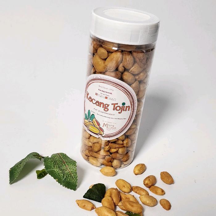 

Tojin Daun Jeruk Toples Slim 300g - Kacang Tojin topping Daun Jeruk kemasan Toples SLIM