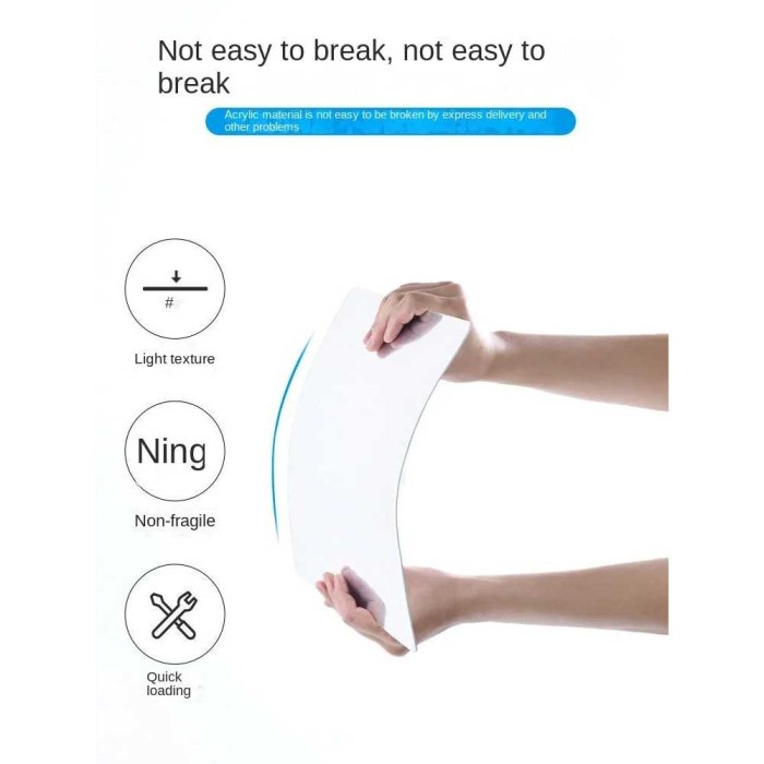 

TERMURAH Cermin Akrilik Stiker DIY Fleksibel Dekorasi Dinding Mirrors Acrylic
