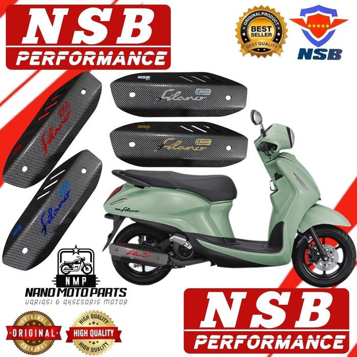 

TERPERCAYA Cover Knalpot Grand Filano NSB RACING Full Carbon Pelindung Knalpot Carbon Akrilik High