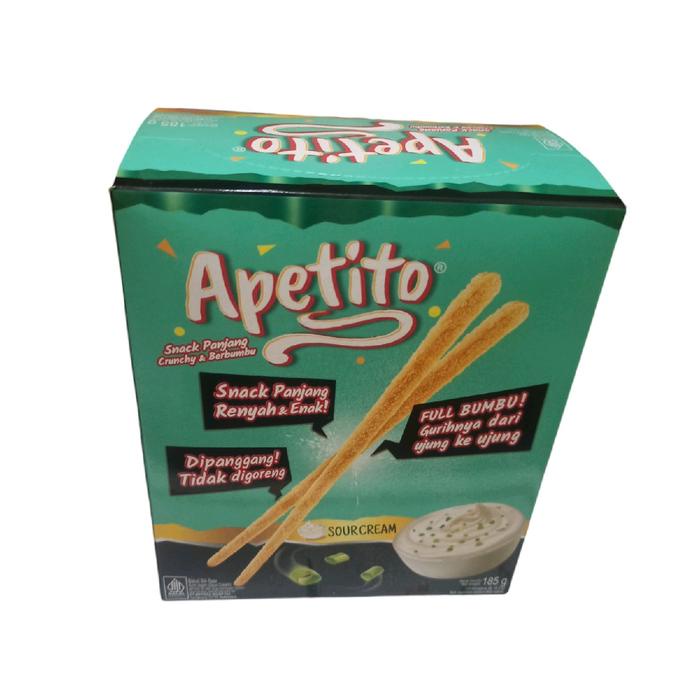 

JTTOP" APETITO SNACK BISKUIT PANJANG BERBUMBU 1BOX ISI 10PCS