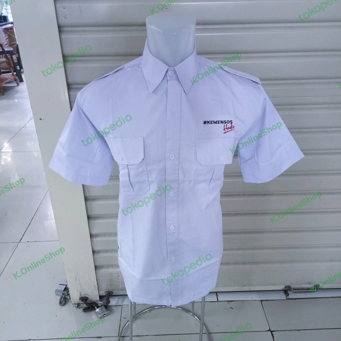 JTTOP" KEMEJA KEMENSOS HADIR SERAGAM KEMENSOS BAJU KEMENSOS HADIR PDH