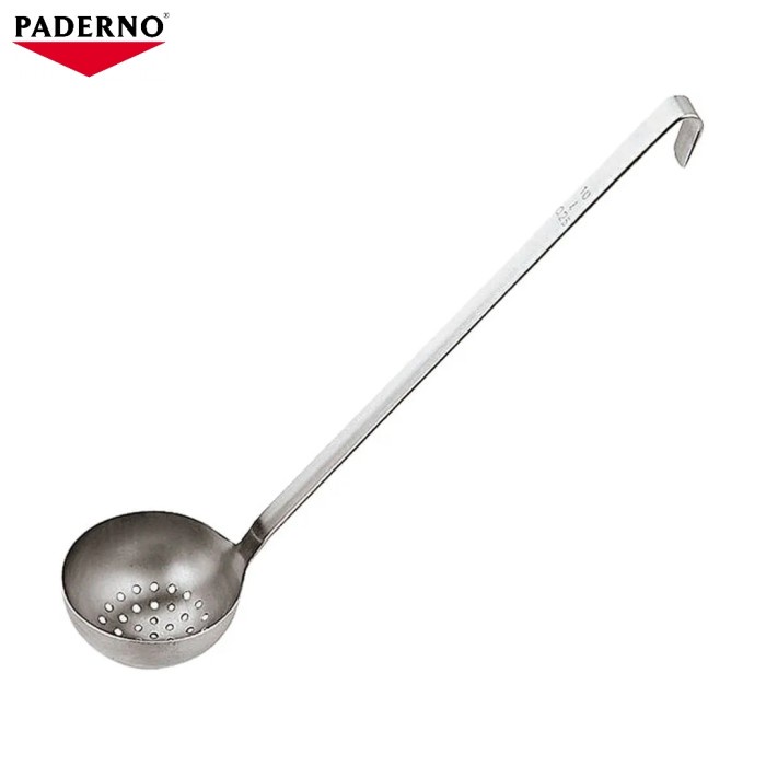 Perforated Ladle Stainless Steel Soup Ladle Irus Berlubang - PADERNO Italy