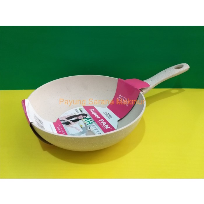 Super Pan Bolde 24 cm / Wok Bolde 24 cm / Kuali Bolde / Wajan 24 cm