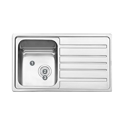 MODENA Kitchen Sink - Lugano KS 4151 // MODENA KS4151
