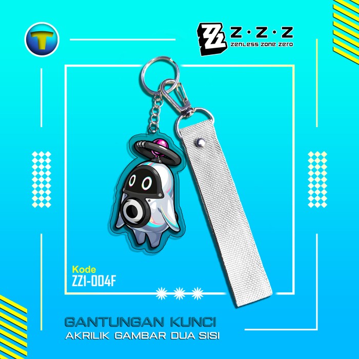 

EKSLUSIF Gantungan kunci Bangboo Zenless Zone Zero ZZZ keychain ganci akrilik game gamers hoyoverse