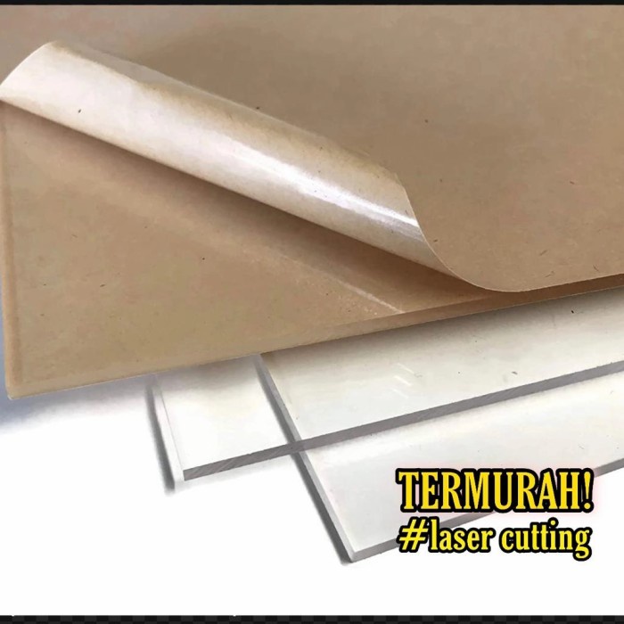 

BERGARANSI AKRILIK BENING 2mm A3 / Acrylic lembaran / Tidak Bermerek / Polos