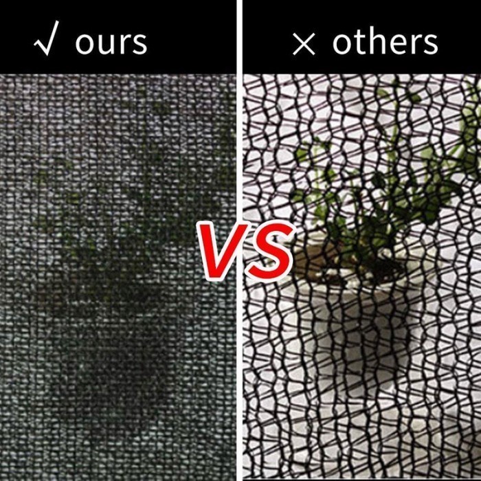 Terbaru Paranet Jaring 90% Hitam Sunshade Net Anti UV Shading Net Net Berkualitas