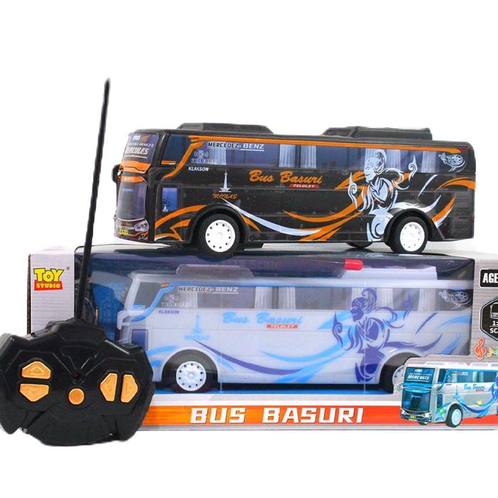 MAINAN MOBIL REMOTE CONTROL BUS TELOLET BASURI SUARA DAN LAMPU Toys