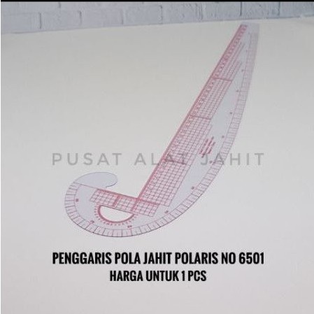 

PENGGARIS POLA JAHIT NO 6501 QUILTING RULER METRIC SKALA PLASTIK-INCH