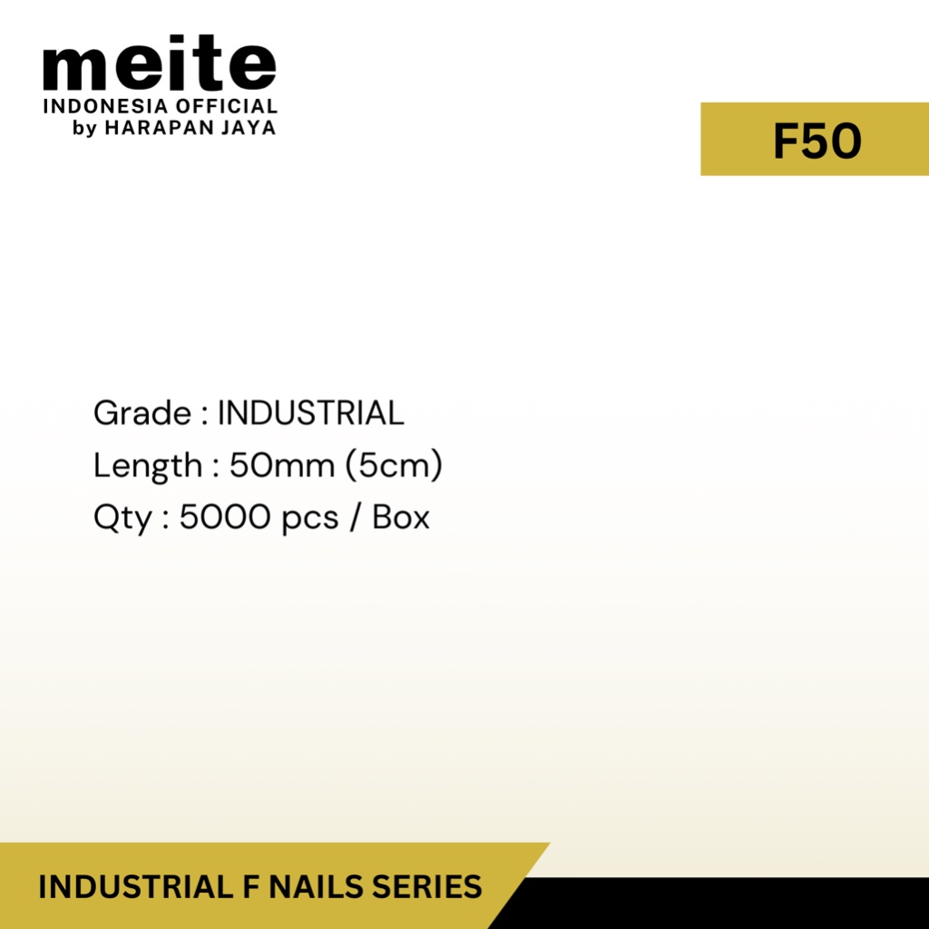 

Isi Paku Tembak F50 / Refill Air Nailer Angin 5cm / Staples I 50mm