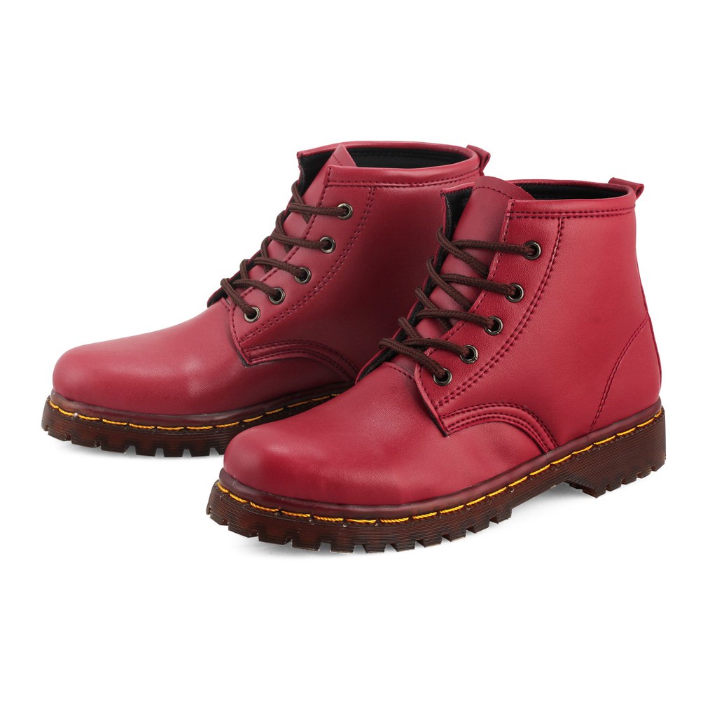 Murah Sepatu Boots Wanita, Sepatu Boots Docmart Wanita, Sepatu Docmart Boot Wanita Vhm 221