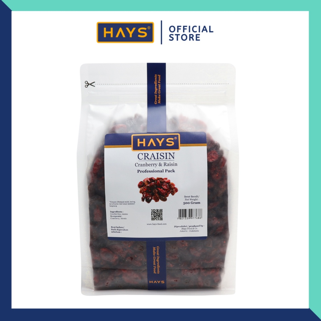 

Craisin (CRANBERRY & RAISIN) 500 GRAM / Mix Cranberry dan Raisin / Mix Cranberry dan Kismis HAYS WE!