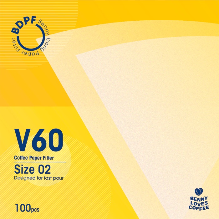 paper filter fast pouring V60 size 02