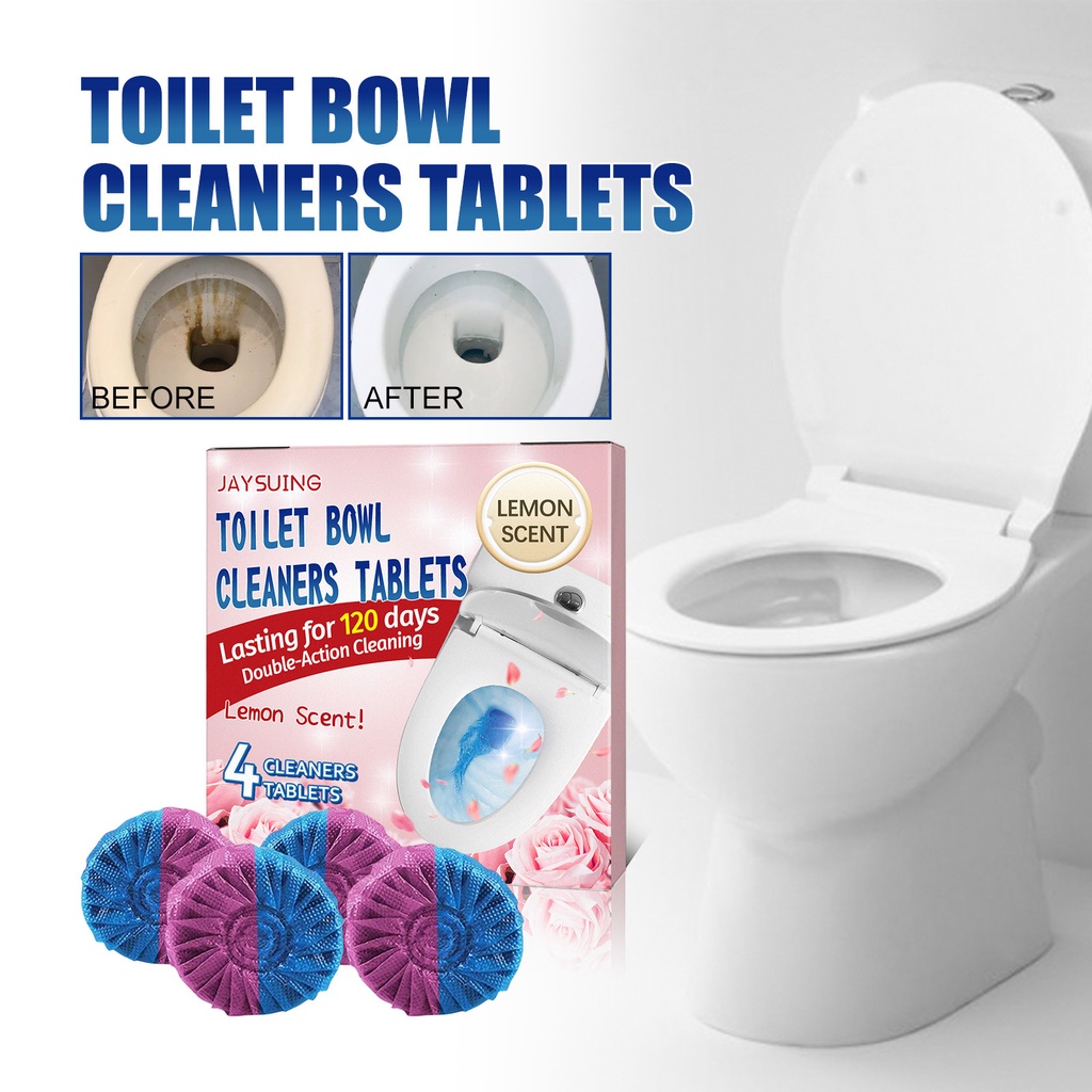 Toilet Bowl Cleaner Tablets Deodorizing Urine Yellow Dirt Cleaner for Better Water Quality Cleaning