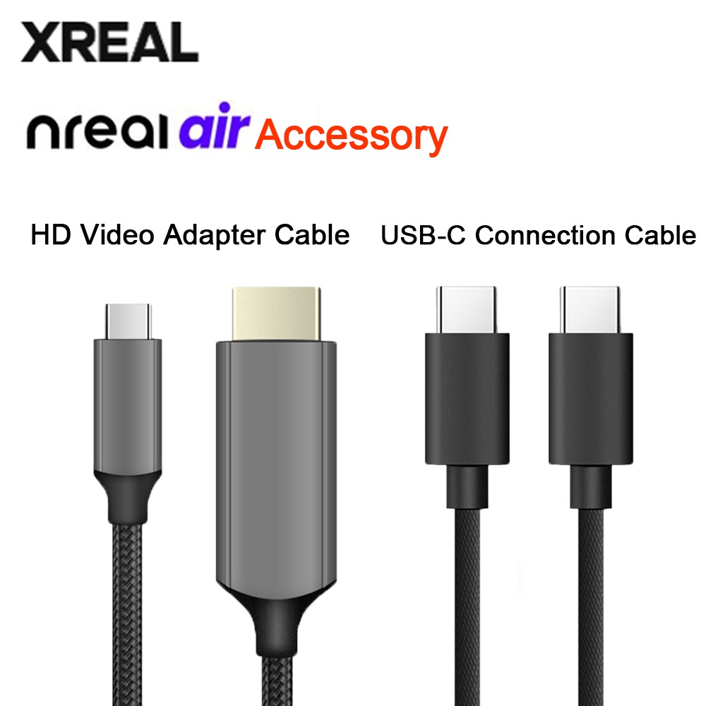 New Nreal Air Smart Xreal AR Glasses HD Video Adapter Cable and Full Function USB-C Connection Cable