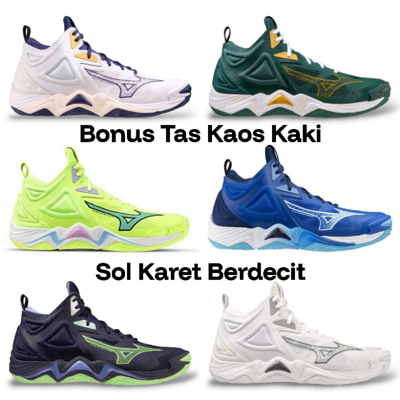 Sepatu Mizuno Wave Momentum 3 MID Grade Ori - Sepatu Voli Mizuno Momentum 2 - Sepatu Volly Mizuno