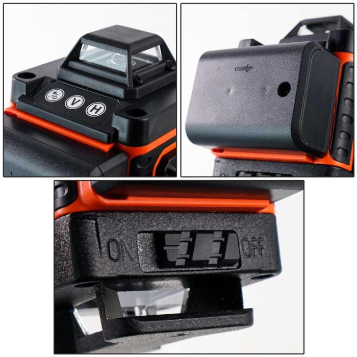 Laser Level 16 Line Set Hilda 4D Remote Tripod Laser Leveling Taffware