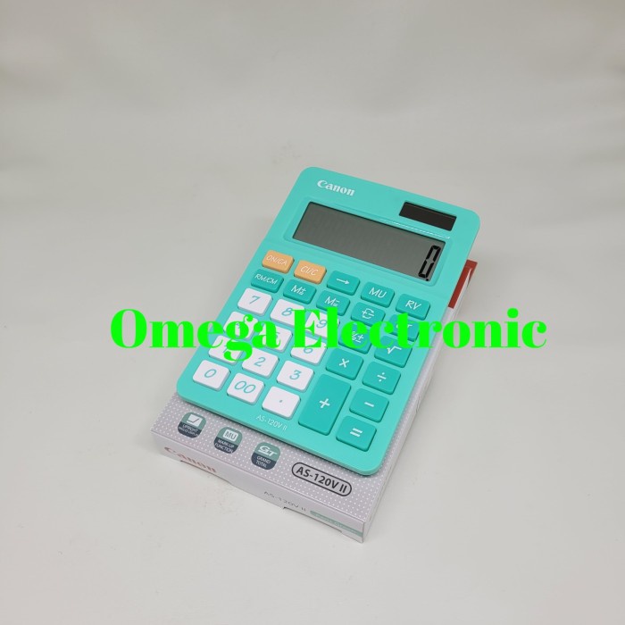 

Terlaris Canon AS-120V Calculator Desktop Kalkulator Stylish Warna Colorful AS