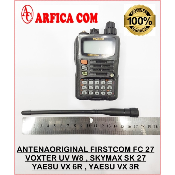 JTTOP" ANTENA ORIGINAL HT YAESU VX 6R YAESU VX 3R FIRTCOM FC 27 DUALBAND ORI