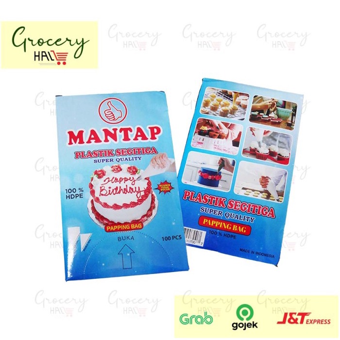 

MANTAP PLASTIK SEGITIGA 1 PACK ISI 100